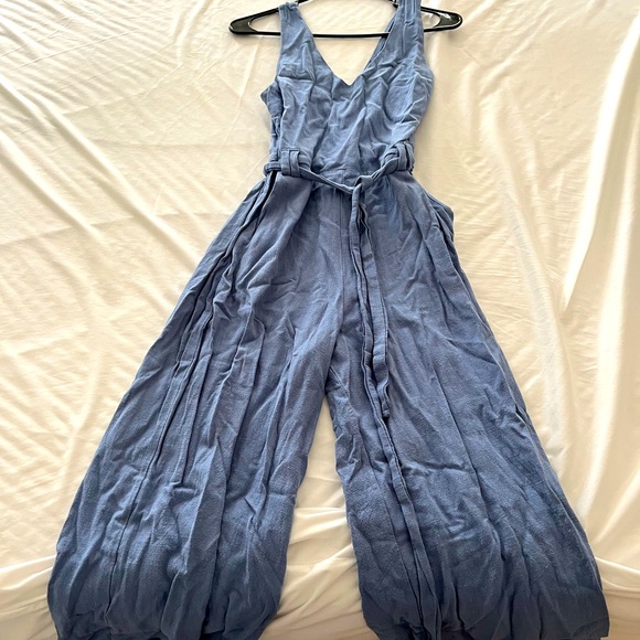Blue women’s jumpsuit - Picture 1 of 2